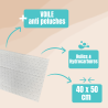 Feuille absorbante huiles et hydrocarbures avec voile anti peluches 2 faces